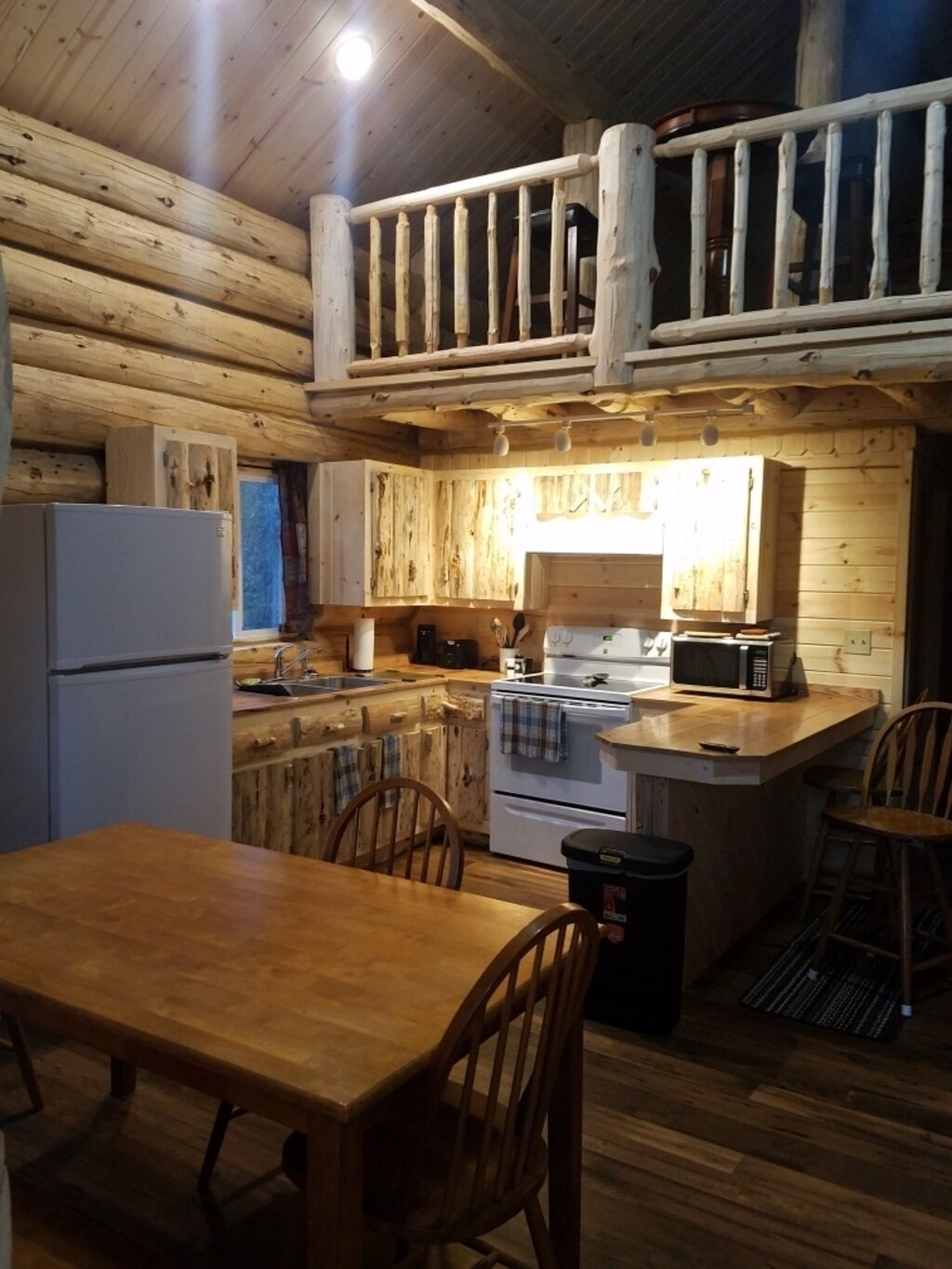 Spacious Amish built Log Cabin in the Woods