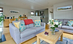 TV, stereo - Peppers Lodge, Strawberryfield Park (Cheddar)