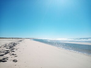 Sun-loungers, beach towels