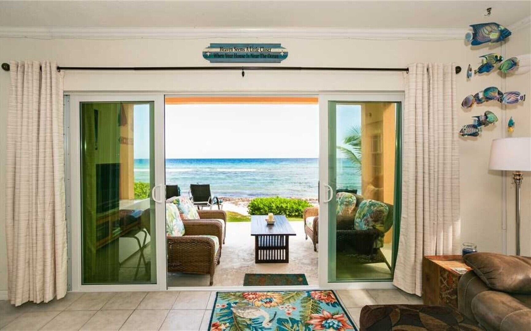 TV, DVD player, books, video library