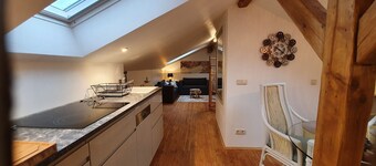 Eva's attic apartment cozy and spacious- 3 persons, 40sqm