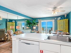 Condo, 1 Bedroom | Private kitchen - Seacrest 604 by Bender Vacation Rentals (Gulf Shores)