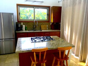 Fridge, oven, stovetop, coffee/tea maker - Ocean View from bedroom in this brand new modern home.  Centrally located. (Mal Pais)