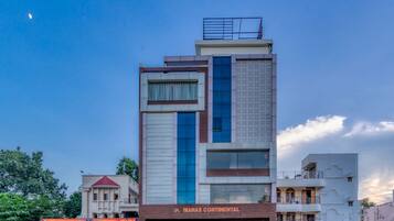 Façana frontal de l'allotjament