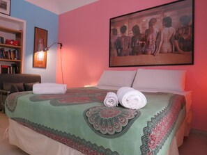 1 Schlafzimmer, Bügeleisen/Bügelbrett, Reisekinderbett, kostenloses WLAN