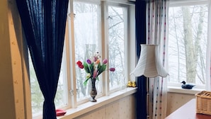 Hytte | 1 soverom, strykejern/-brett og sengetøy