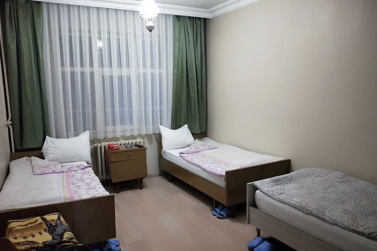Standaard driepersoonskamer | Luxe beddengoed, verduisterende gordijnen, geluiddichte muren