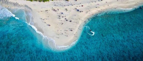 Tæt på stranden