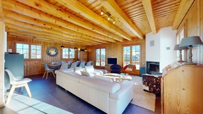 TV, fireplace, DVD player - Narnia SKI IN & SKI OUT chalet 14 pers (Thyon-Les Collons)