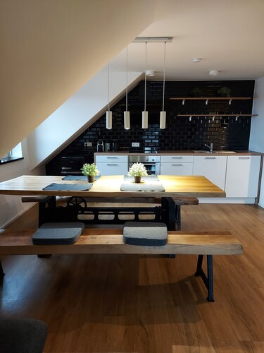 Modern 3-room apartment with a view of Regensburg