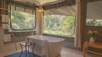 Tenda Romantica, 1 camera da letto, caminetto | Bagno | Doccia, set di cortesia gratuito, asciugacapelli, pantofole