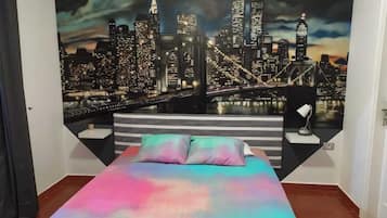 1 chambre, fer et planche Ă repasser, Wi-Fi, draps fournis