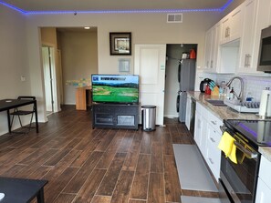 Fridge, microwave, oven, stovetop - Private Newer Suite Laundry n Full Kitchen between Seattle Tacoma (Edgewood)