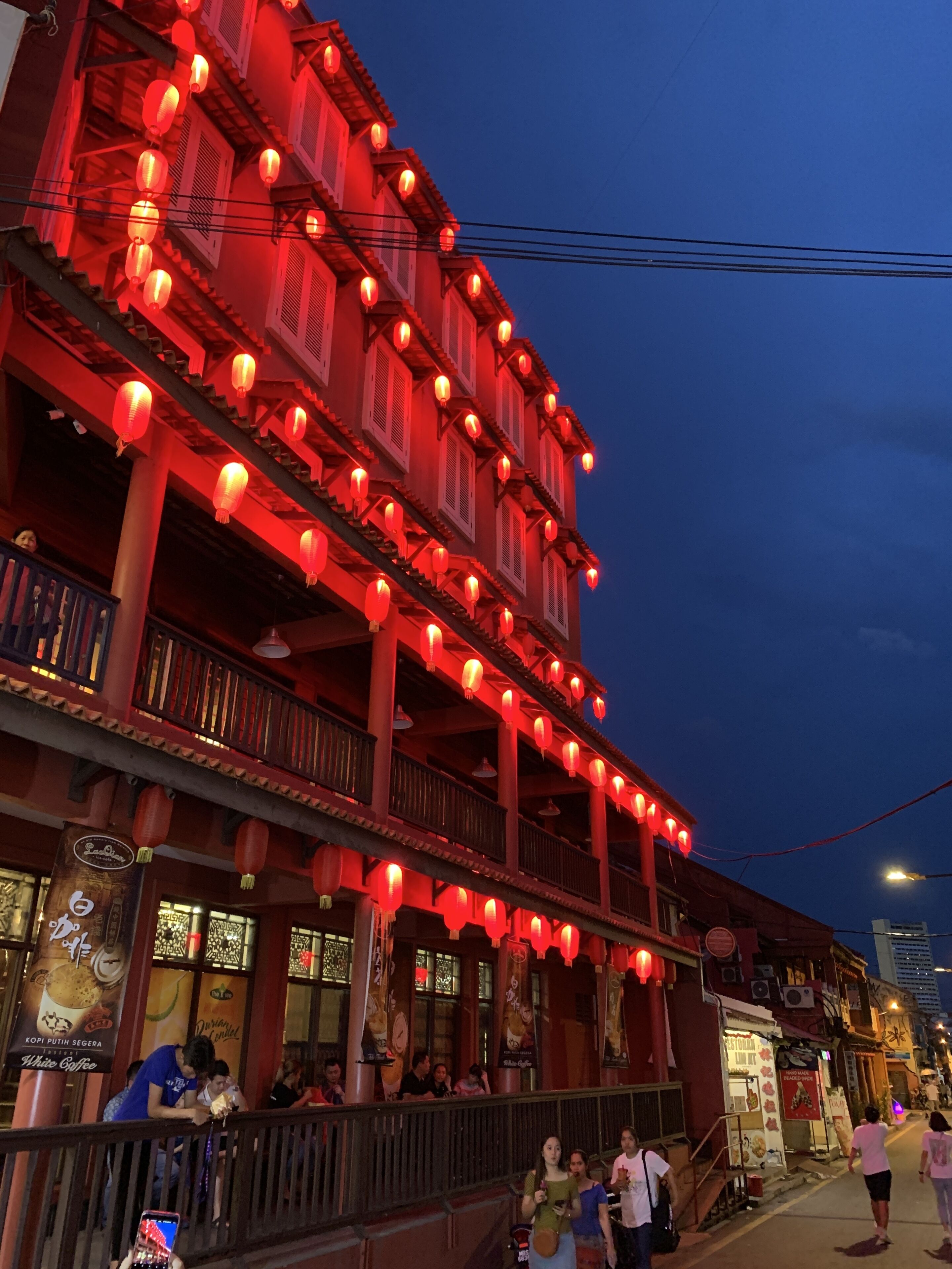 front of property – evening/night