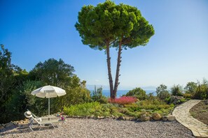 Property grounds - Villa Pelagos undoubtedly has one of the best views in Corfu. (Corfu)