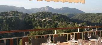 Panoramic Villa with pool up to 10/12 people