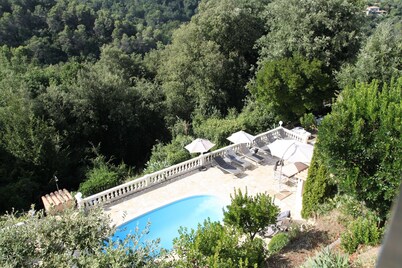 Panoramic Villa with pool up to 10/12 people