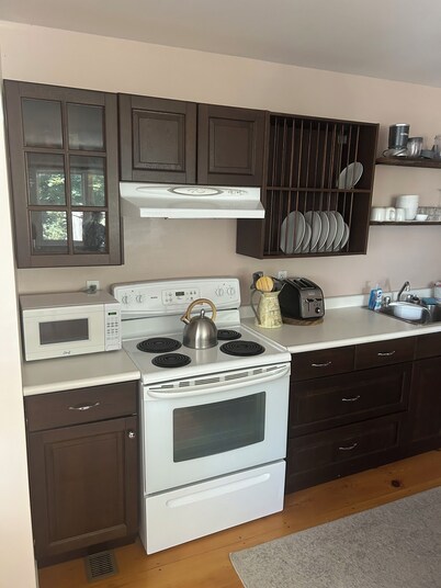 Walk to Downtown or conservation area, 2 Bedroom home . Sleeps 4. Pets welcomed