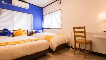 3 bedrooms, desk, iron/ironing board, free WiFi