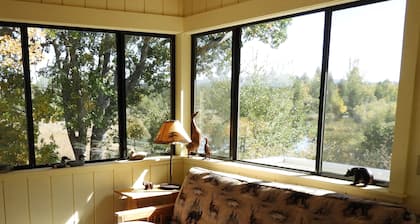 Cassel, Ca. home on Hat Creek. Close/Baum Lake, Burney, Mt. Shasta, Mt. Lassen