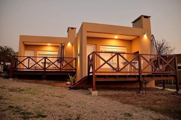 Front of property - evening/night