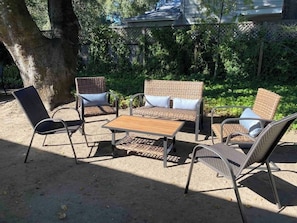 Terrace/patio - Historic Cuneo Cottage Downtown Sonoma (Sonoma)