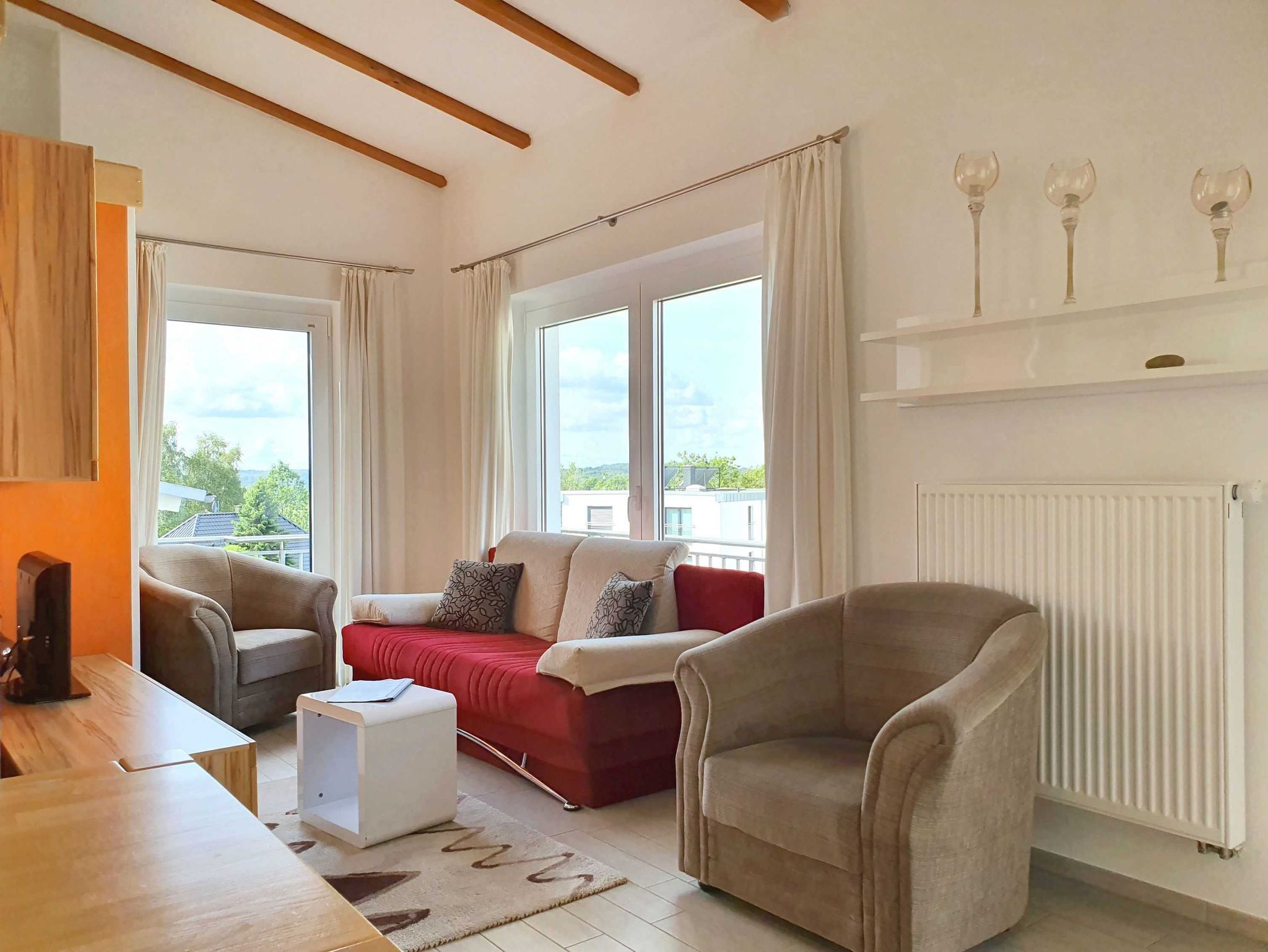 05: 40m², 2-room, 3 pers. + Toddler, Sitzmögl. outside - house Ischia