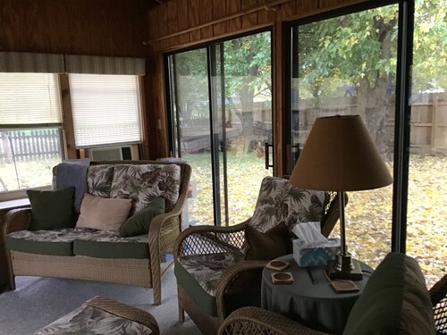 2 Bedroom home with fenced yard.