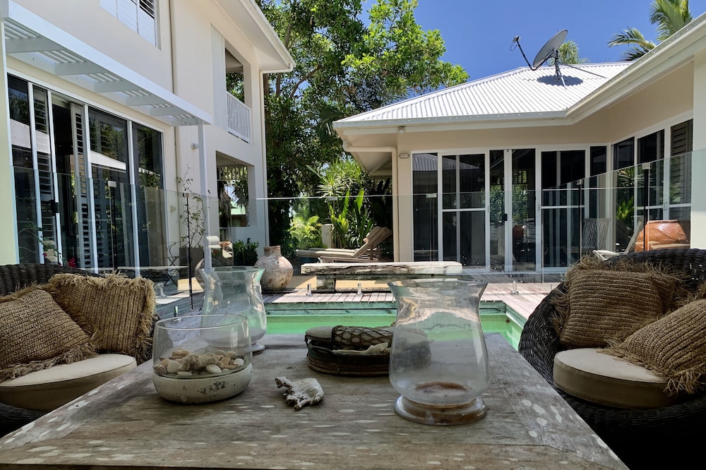 Tropical beach villa