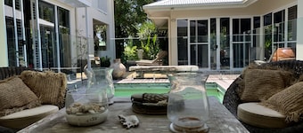Tropical beach villa