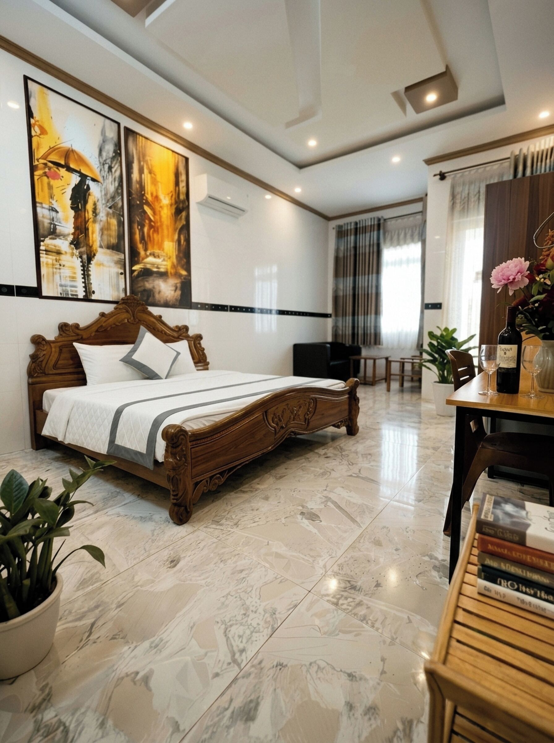 Deluxe Double Room, 1 King Bed, Balcony | Premium bedding, memory foam beds, minibar, desk