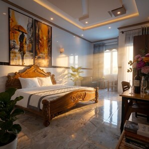 Premium bedding, memory foam beds, minibar, desk - CT Morning Hotel (Can Tho)