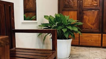 Family Quadruple Room, 2 Queen Beds | Premium bedding, memory-foam beds, minibar, desk