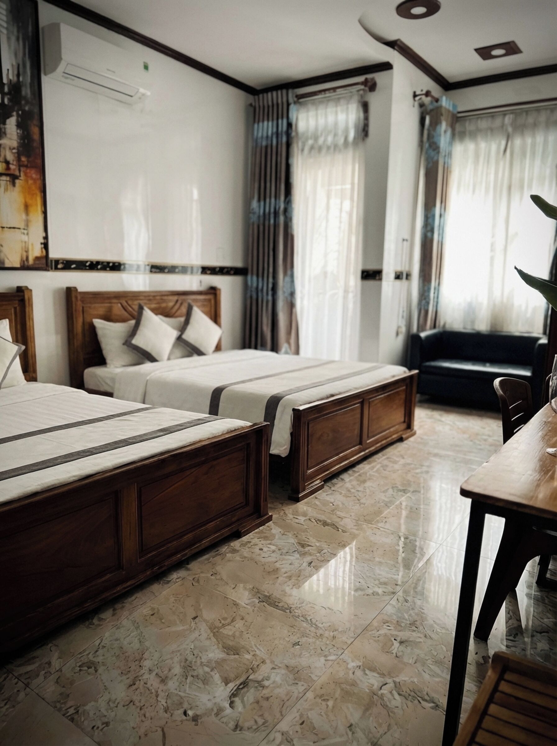 Family Quadruple Room, Balcony | Premium bedding, memory foam beds, minibar, desk