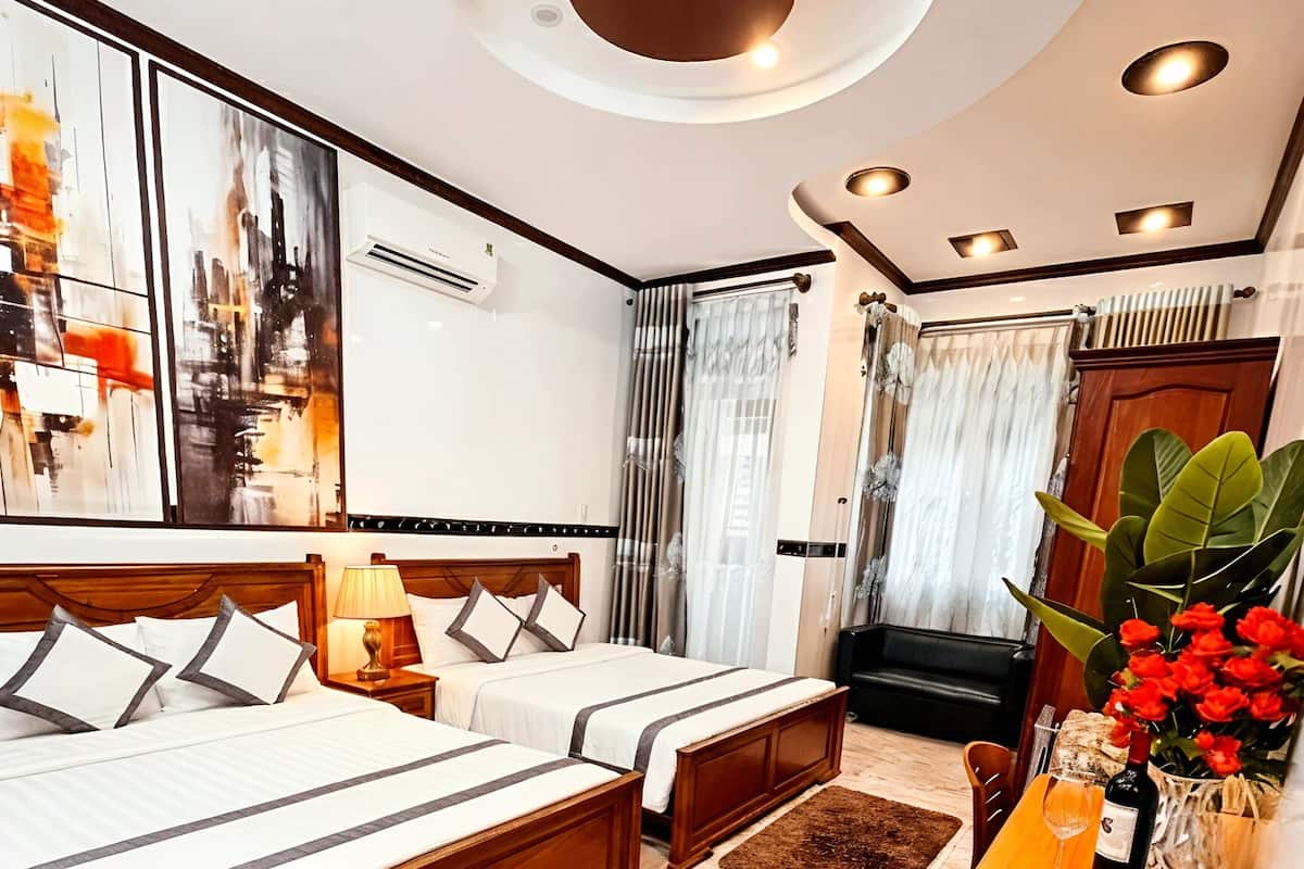 Ropa de cama de alta calidad, colchones con efecto memoria y minibar