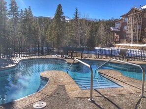 Indoor pool, outdoor pool