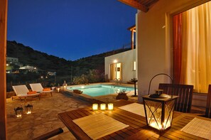 Pool - Spacious villa with private pool and sea view, just 150 meters from the sea (Istro)