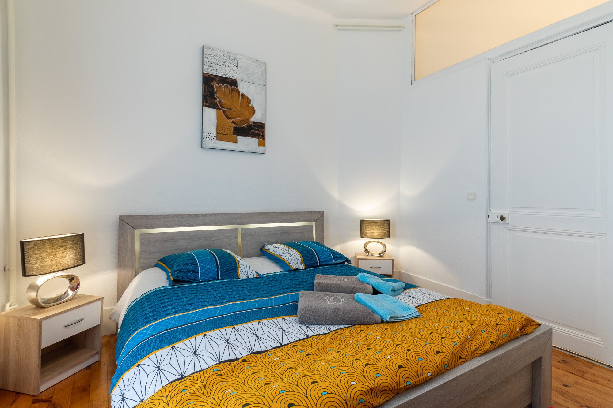 2 slaapkamers, een strijkplank/strijkijzer, wifi, beddengoed