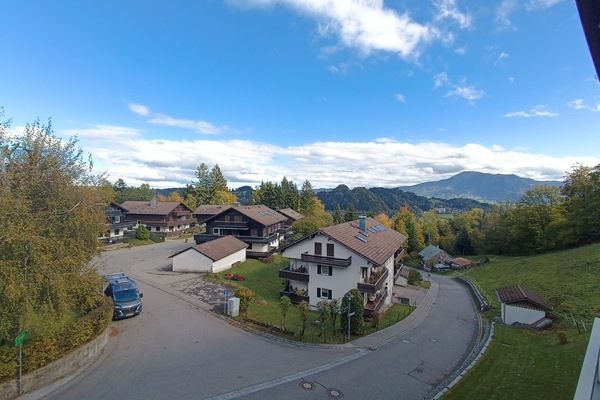 Blick vom Balkon aus Richtung Grünten