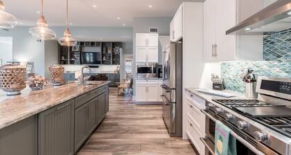 Mermaid-talo Key Allegro -aukiossa, Open Bay -näkymässä, nukkuu 12–14 merenneitoa / kalastajaa