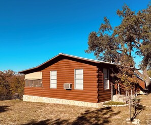 Exterior - VINTAGE RIVER CAMP CABIN! Private Medina river and green belt access!   (Bandera)
