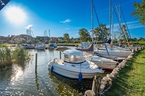 Enjoy serene waterfront views and a tranquil atmosphere at this picturesque marina.