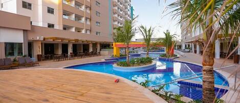 Indoor pool, outdoor pool