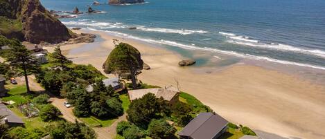 Beach nearby, beach towels