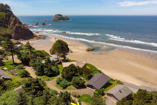 Nära stranden och strandhanddukar