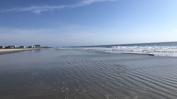 Vlak bij het strand