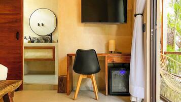 Chambre Deluxe, vue jardin | 1 chambre, literie de qualité supérieure, couette en duvet d'oie