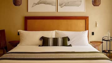 1 makuuhuone, ylelliset vuodevaatteet, untuvapeitot, minibaari