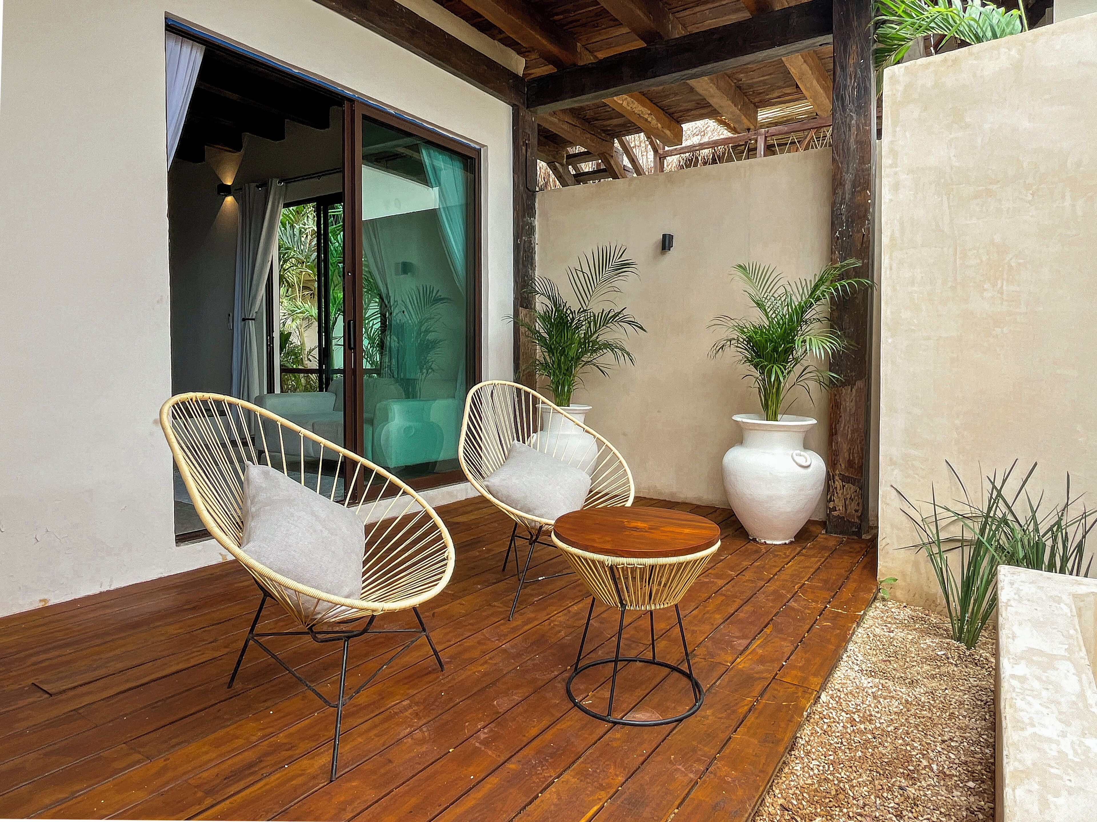 Habitación Premium, vista parcial al lago | Terraza o patio