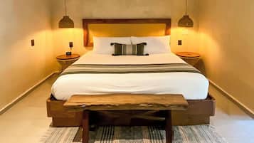 1 chambre, literie de qualité supérieure, couette en duvet d'oie